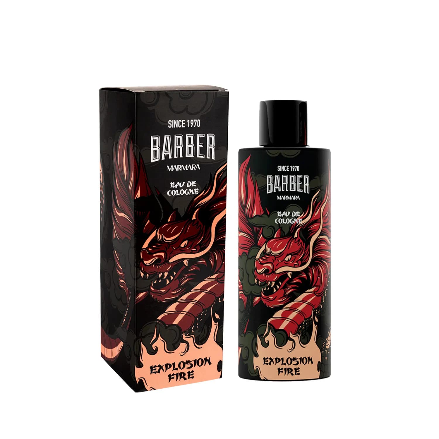 Colonia Marmara Barber Edición Especial Explosive Fire 500 ml - 12 unidades