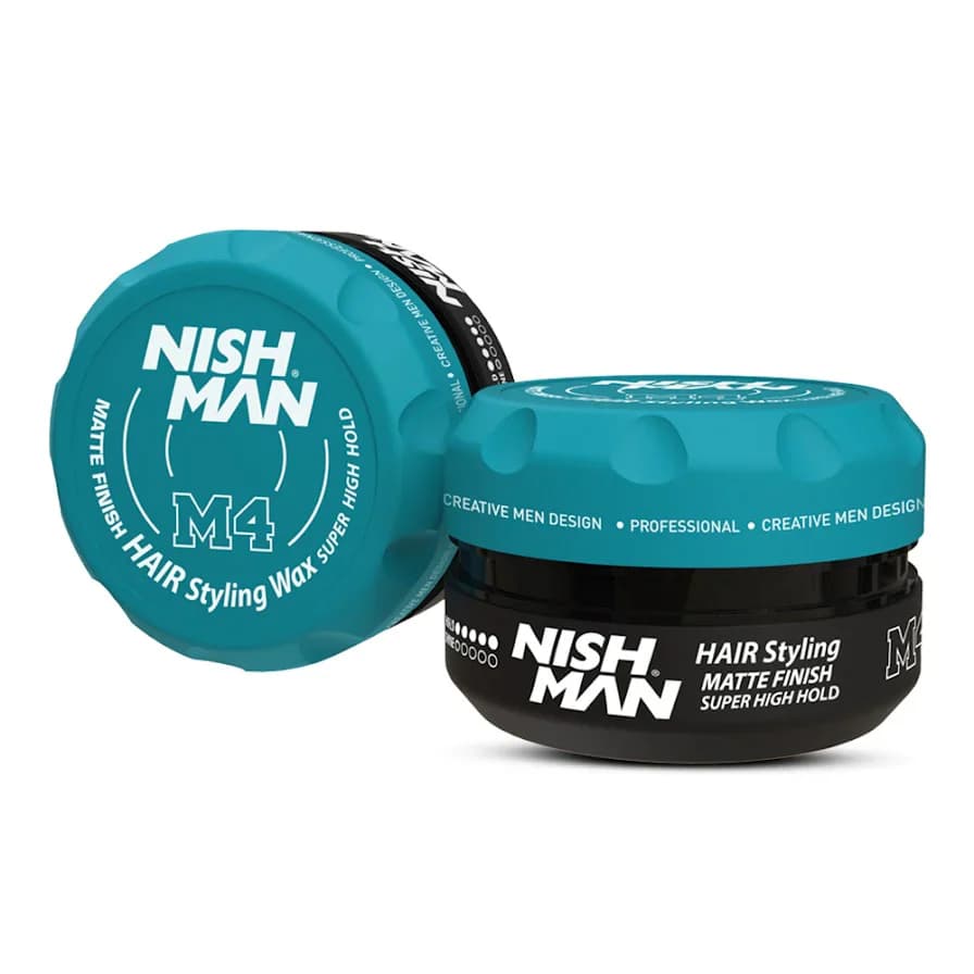 Cera Matte NishMan M4 Matte Finish de Fijación Ultra Fuerte 100ml - unidad