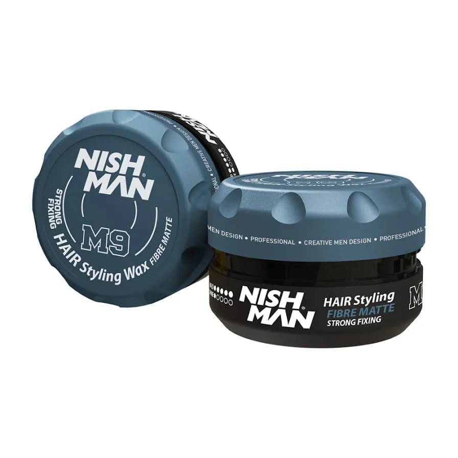 Cera Matte Nishman M9 100ml – Fijación Fuerte y Volumen Extra - unidad