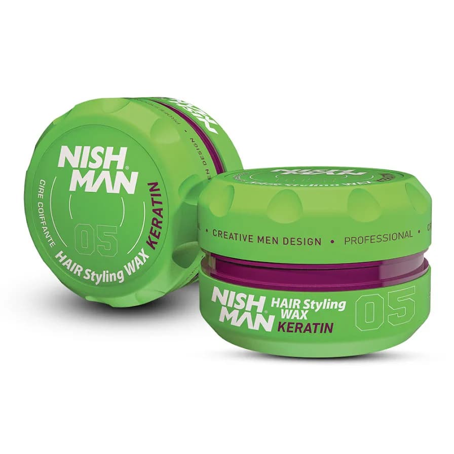 Cera Nish Man 05 Keratin 150ml – Fijación máxima y brillo saludable - unidad