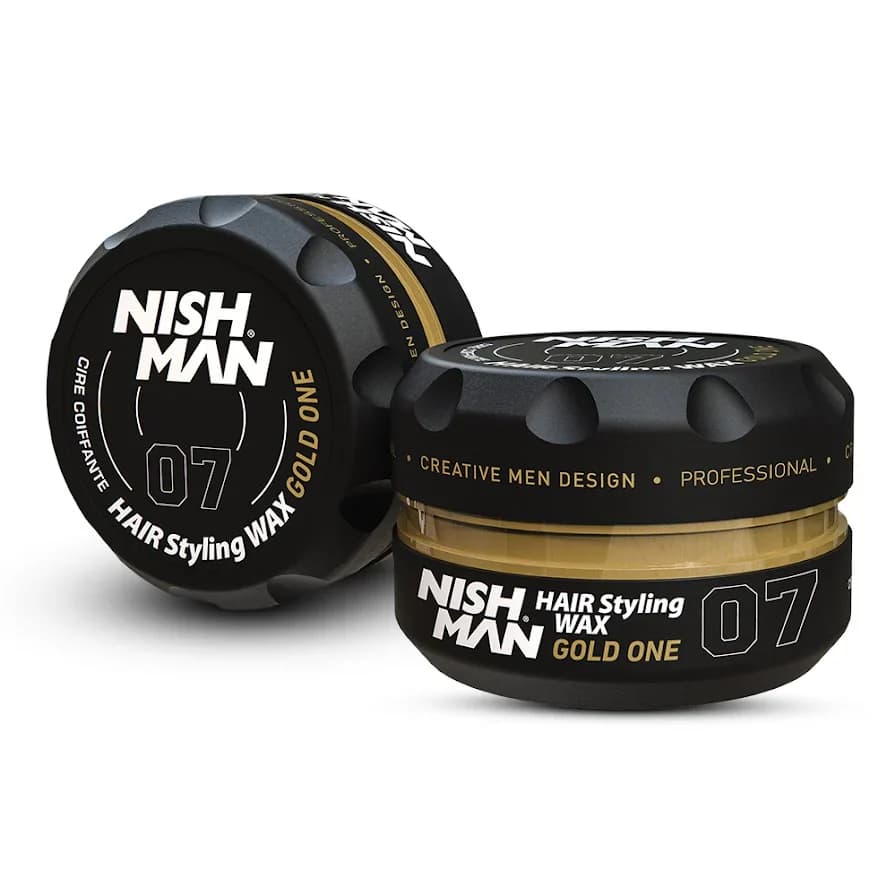 Cera Nish Man 07 Gold One 150ml – Fijación fuerte y acabado brillante - unidad