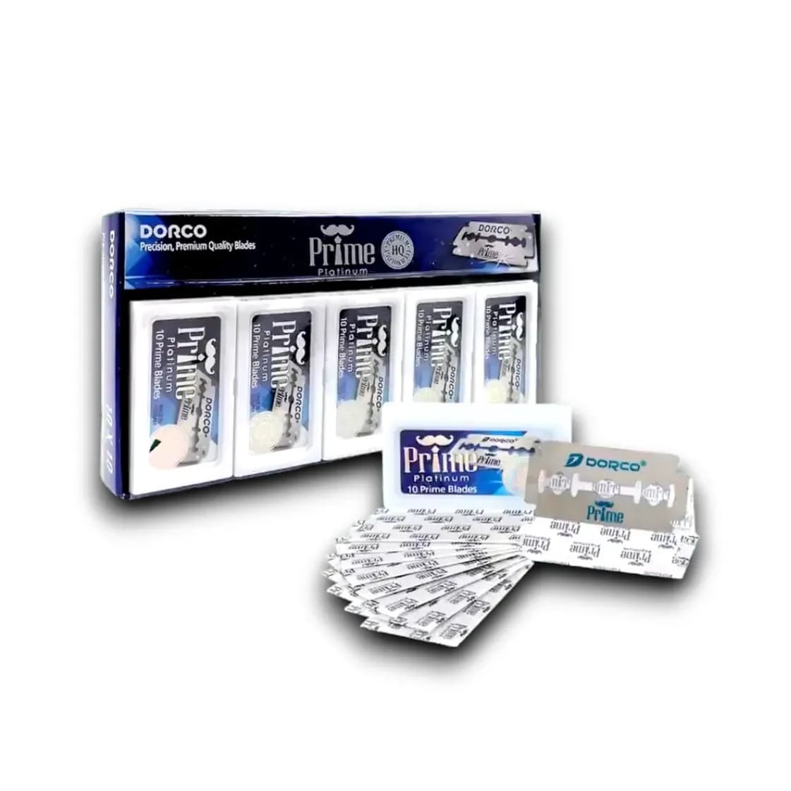 Cuchillas Dorco Prime Platinum Doble Filo ST-301 - 100 unidades