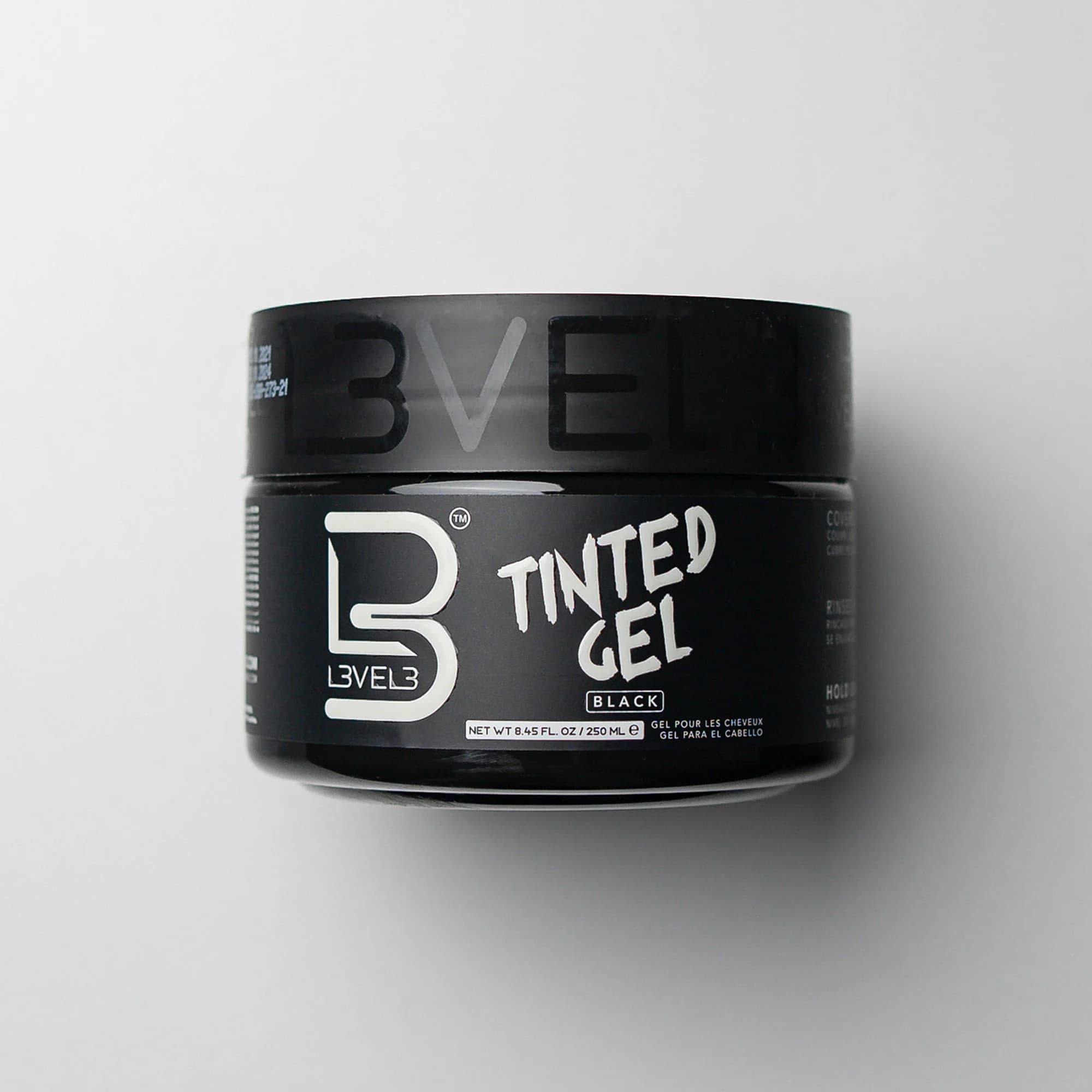 Gel para cabello teñido L3VEL3 negro 250ml - Estándar