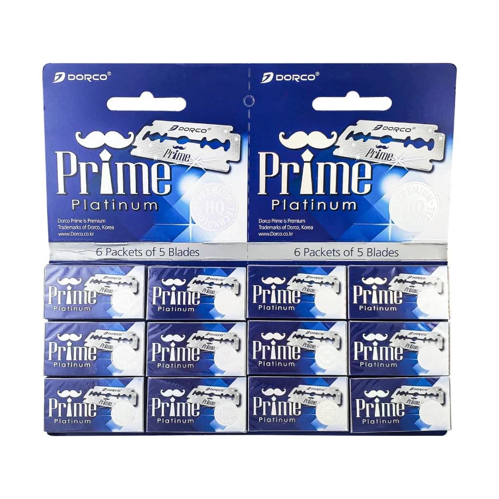 Hojillas Dorco Prime 60 Unidades (120 filos) - 1.200 usos