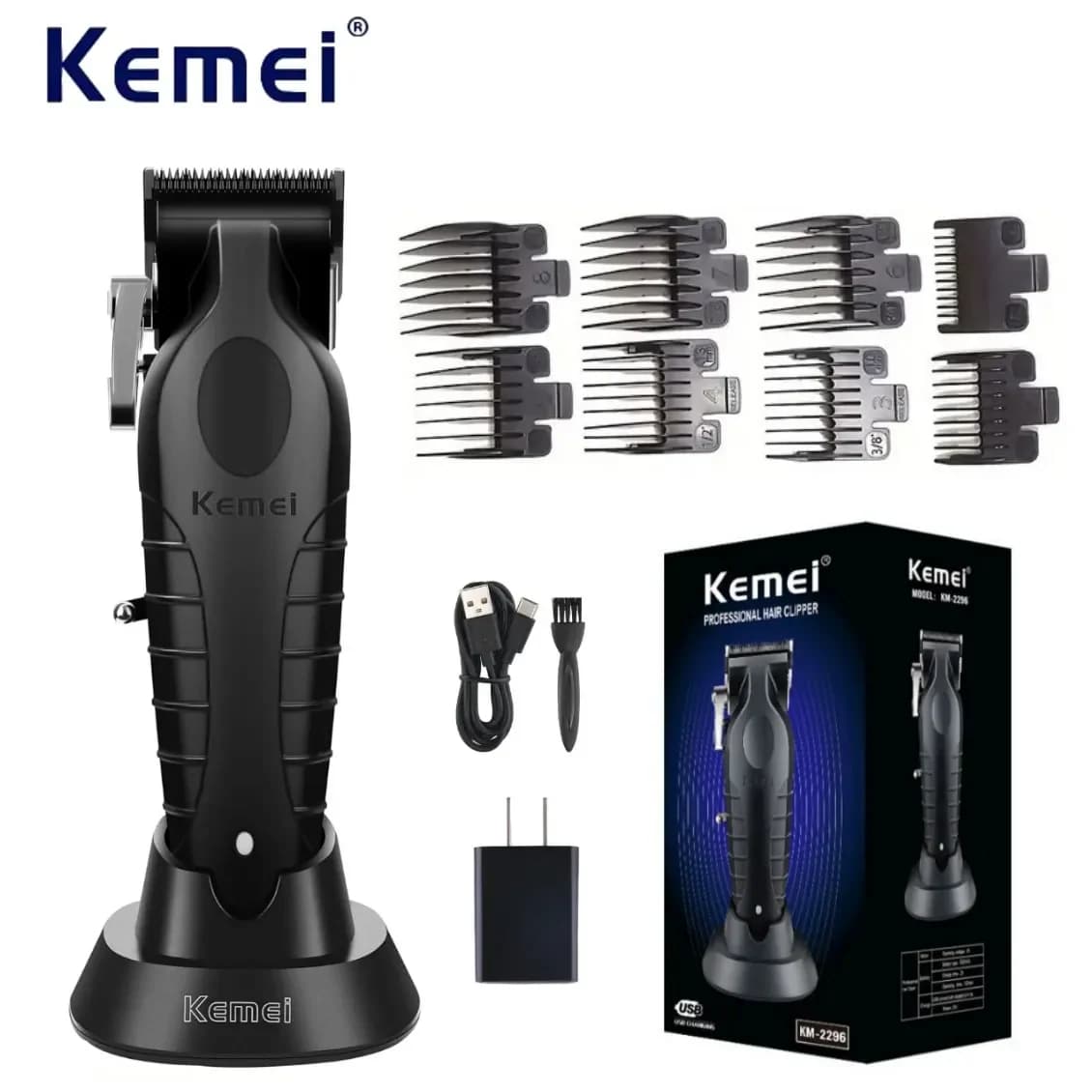 Máquina Clipper Kemei KM-2296 7.500 RPM - Estándar