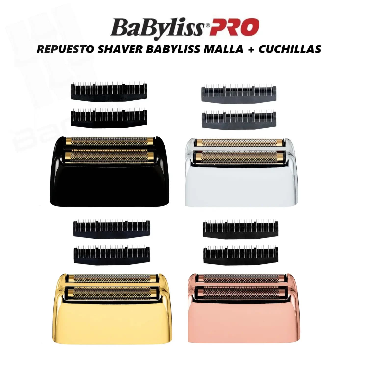 Repuesto Shaver BaBylissPRO FoilFX02 - rosado
