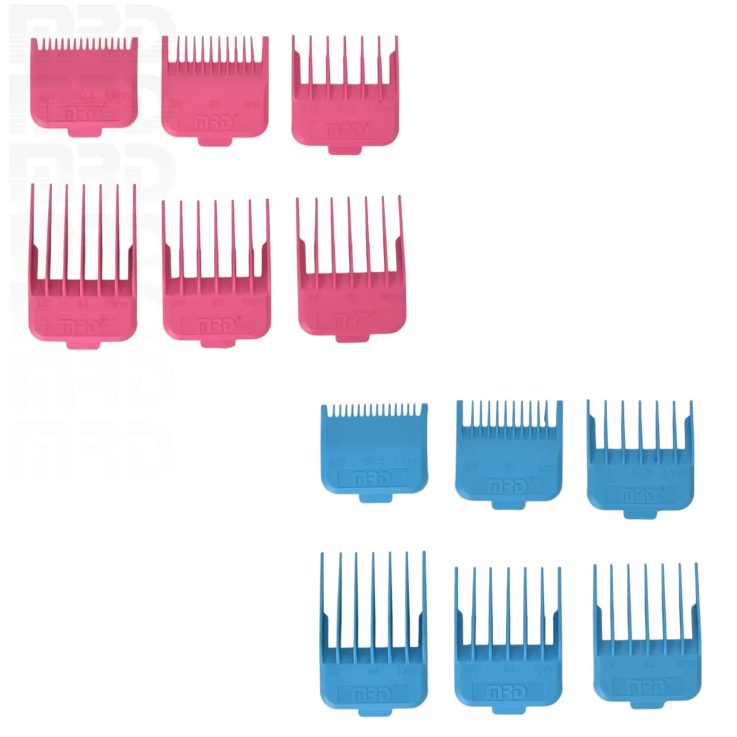 Set de 6 Peines Guía Magnéticos para Clipper - rosa