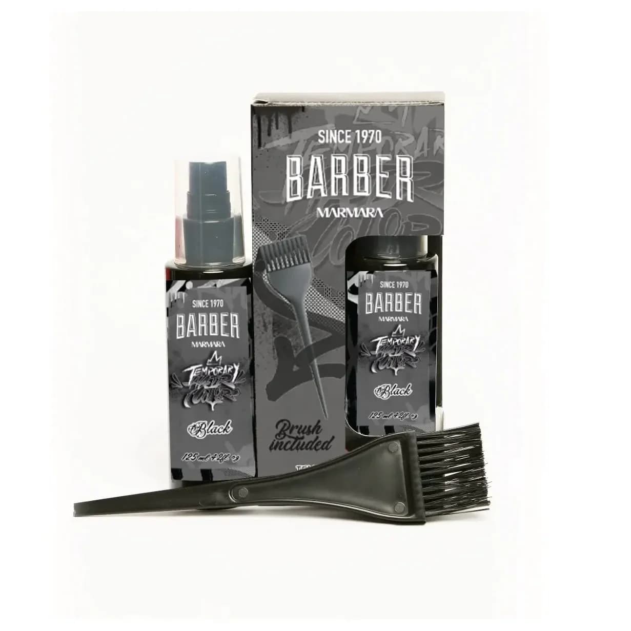 Tinte Temporal Marmara Barber Negro 125ml - unidad
