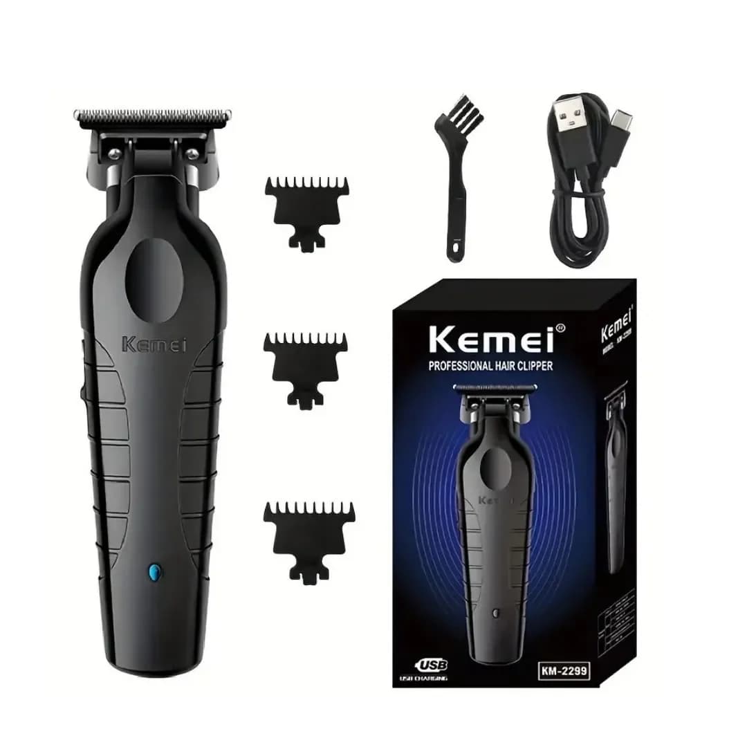 Trimmer Kemei KM-2299: Potente, Preciso y Estilo Profesional - Estándar